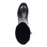 Черные сапоги на устойчивом каблуке