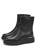 Черные зимние ботинки из кожи Respect