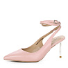 Розовые открытые туфли из гладкой кожи CorsoComo