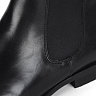 Черные ботинки челси из кожи на подкладке из текстиля