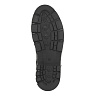 Черные ботинки из кожи на подкладке из текстиля на тракторной подошве