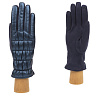 Перчатки женские комбинированные тёмно-синие