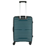 Зелёный универсальный чемодан из полипропилена