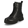 Черные ботинки из кожи и экокожи Rieker Evolution