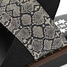 Цветные сандалии  из комбинированных материалов на подкладке из экокожи