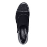 Комбинированные туфли в черном цвете