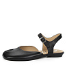 Черные открытые туфли таби из гладкой кожи CorsoComo