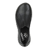 Черные закрытые туфли из кожи на подкладке из текстиля