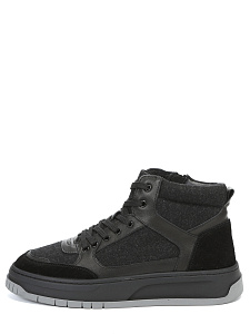 Черные кеды из текстиля