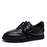 Черные кеды из гладкой кожи CorsoComo