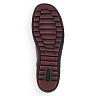 Бордовые ботинки из кожи на подкладке из текстиля