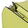 Желтая сумка сэтчел из экокожи с дополнительным ремнем