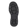 Черные ботинки милитари из кожи на текстильной подкладке