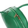 Зеленая сумка сэтчел из экокожи