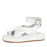 Белые сандалии из гладкой кожи CorsoComo