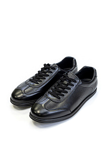 Черные кеды из кожи