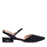 Синие открытые туфли из велюра CorsoComo