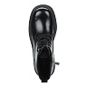 Черные ботинки из экокожи на подкладке из текстиля