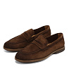 Коричневые лоферы из велюра RESPECT PREMIUM