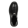 Черные ботинки на молнии из кожи на подкладке из текстиля