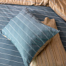 Комплект постельного белья 2 спальный, серо-голубой