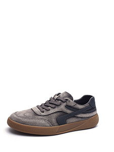 Хаки кеды из велюра