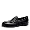 Черные лоферы из гладкой кожи CorsoComo