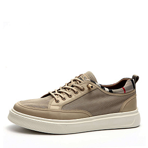 Бежевые кеды из текстиля