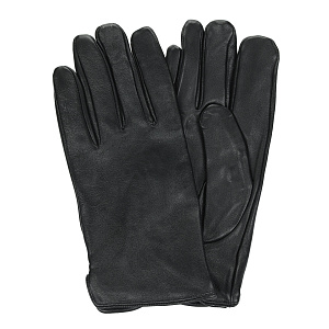 Размер 8.5, кожаные черные перчатки