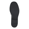 Черные пенни-лоферы из кожи без подкладки на квадратном каблуке