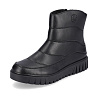 Черные дутики из экокожи Rieker