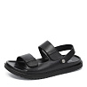 Черные сандалии из гладкой кожи CorsoComo