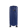 Синий чемодан из полипропилена