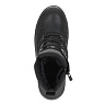 Черные зимние ботинки из кожи