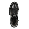 Коричневые ботинки из кожи на шнуровке на подкладке из натуральной шерсти на тракторной подошве