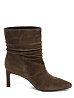 Коричневые ботильоны из велюра RESPECT PREMIUM