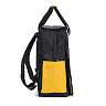 Черно-желтый рюкзак из текстиля