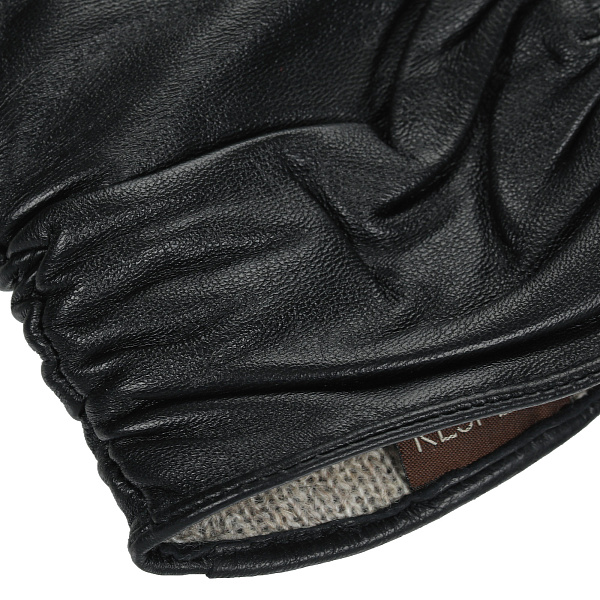 Размер 7, кожаные черные перчатки