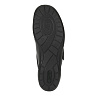 Черные закрытые туфли из комбинированных материалов на подкладке из текстиля на спортивной подошве