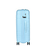 Голубой чемодан из полипропилена