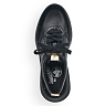 Черные кроссовки из экокожи