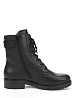Черные зимние ботинки из кожи Rieker
