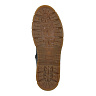 Черные ботинки челси из кожи на подкладке из натурального меха на утолщеной подошве