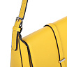 Желтая сумка мессенджер из экокожи