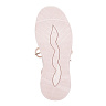 Розовые кроссовки из текстиля без подкладки на утолщенной ячейкообразной подошве