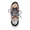 Бронзовые кроссовки из кожи CorsoComo