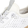 Белые кроссовки из перфорированной кожи на подкладке из текстиля