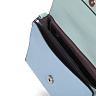 Мятно-голубая сумка из экокожи с дополнительной ручкой