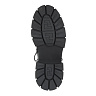 Черные ботинки из кожи на шнуровке на подкладке из натуральной шерсти на тракторной подошве