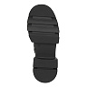 Черные высокие ботинки из кожи на подкладке из натуральной шерсти на тракторной подошве